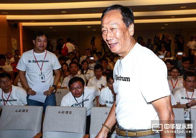鴻海郭臺(tái)銘美、中、印度通吃。（資料照/鄧博仁攝）